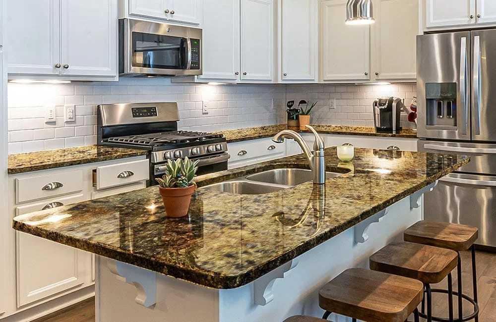 Alaska Gold Kitchen Countertops